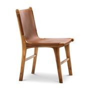 Lazie Leather Sling Dining Chairs | Set of 2 | Coco Tan gallery detail image