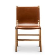 Lazie Leather Sling Dining Chairs | Set of 2 | Coco Tan gallery detail image