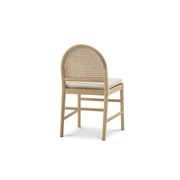 Estelle Rattan Arch Dining Chair | Cream Bouclé | Pair gallery detail image