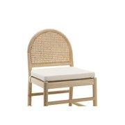Estelle Rattan Arch Dining Chair | Cream Bouclé | Pair gallery detail image