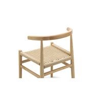 Oskar Solid Ashwood Woven Dining Chair | Set of 2 | Natural gallery detail image