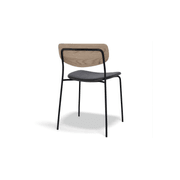 Rylie Chair - Padded Seat with Natural Backrest gallery detail image