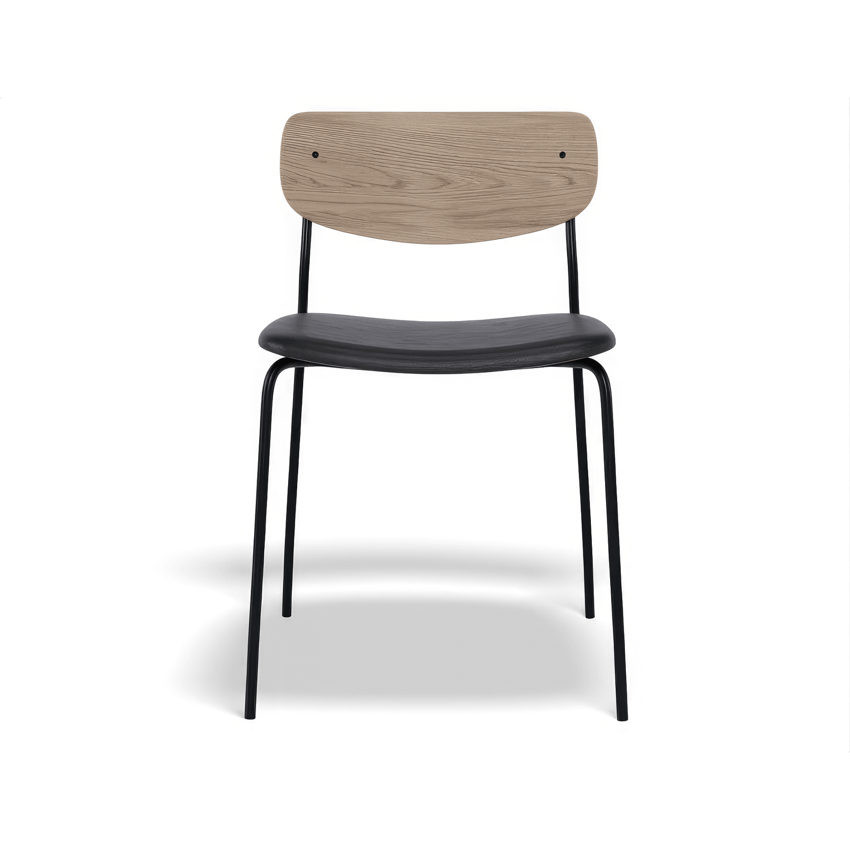 Rylie Chair - Padded Seat with Natural Backrest gallery detail image