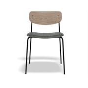 Rylie Chair - Padded Seat with Natural Backrest gallery detail image