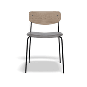 Rylie Chair - Padded Seat with Natural Backrest gallery detail image