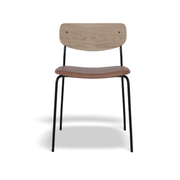Rylie Chair - Padded Seat with Natural Backrest gallery detail image