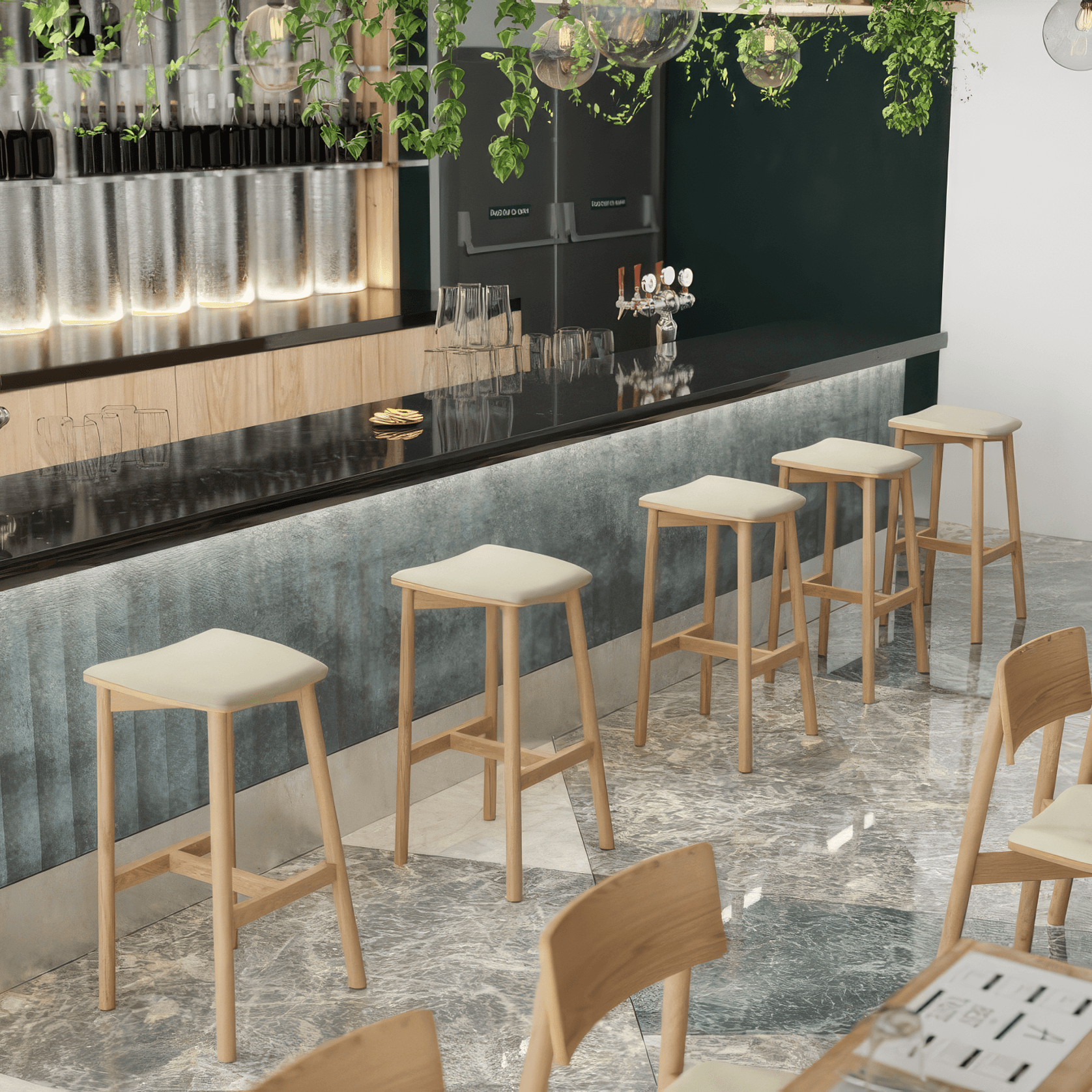 Andi Chair - Natural with Pad gallery detail image