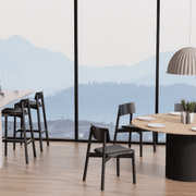 Andi Chair - Black Ash with Pad gallery detail image