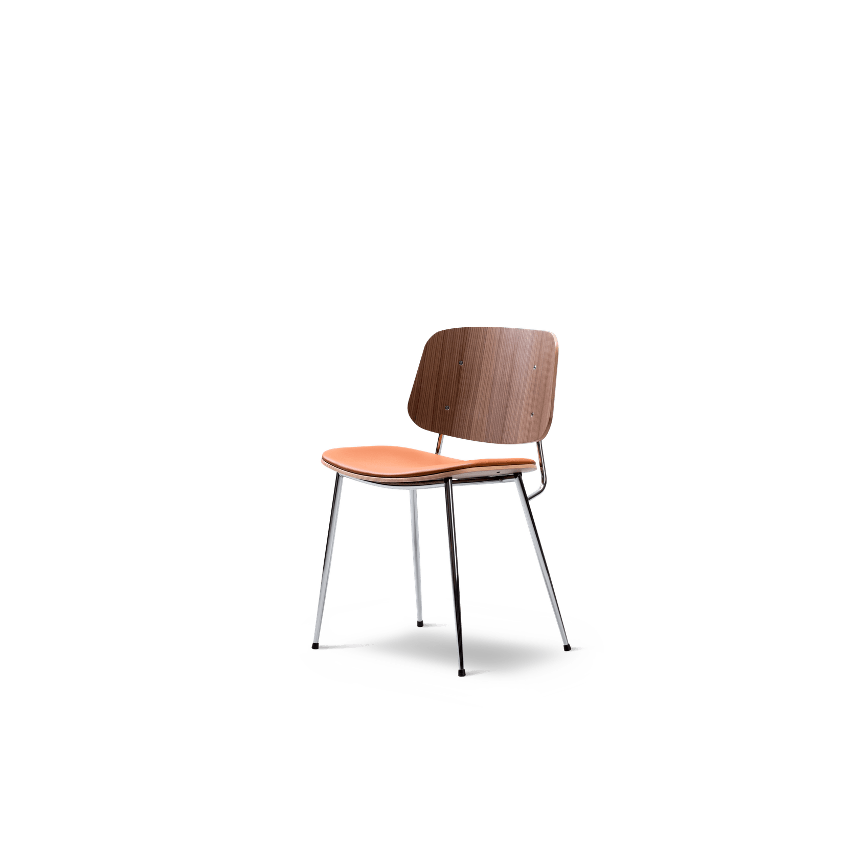 Søborg Chair Steel Frame Seat Upholstery by Fredericia gallery detail image