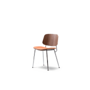 Søborg Chair Steel Frame Seat Upholstery by Fredericia gallery detail image