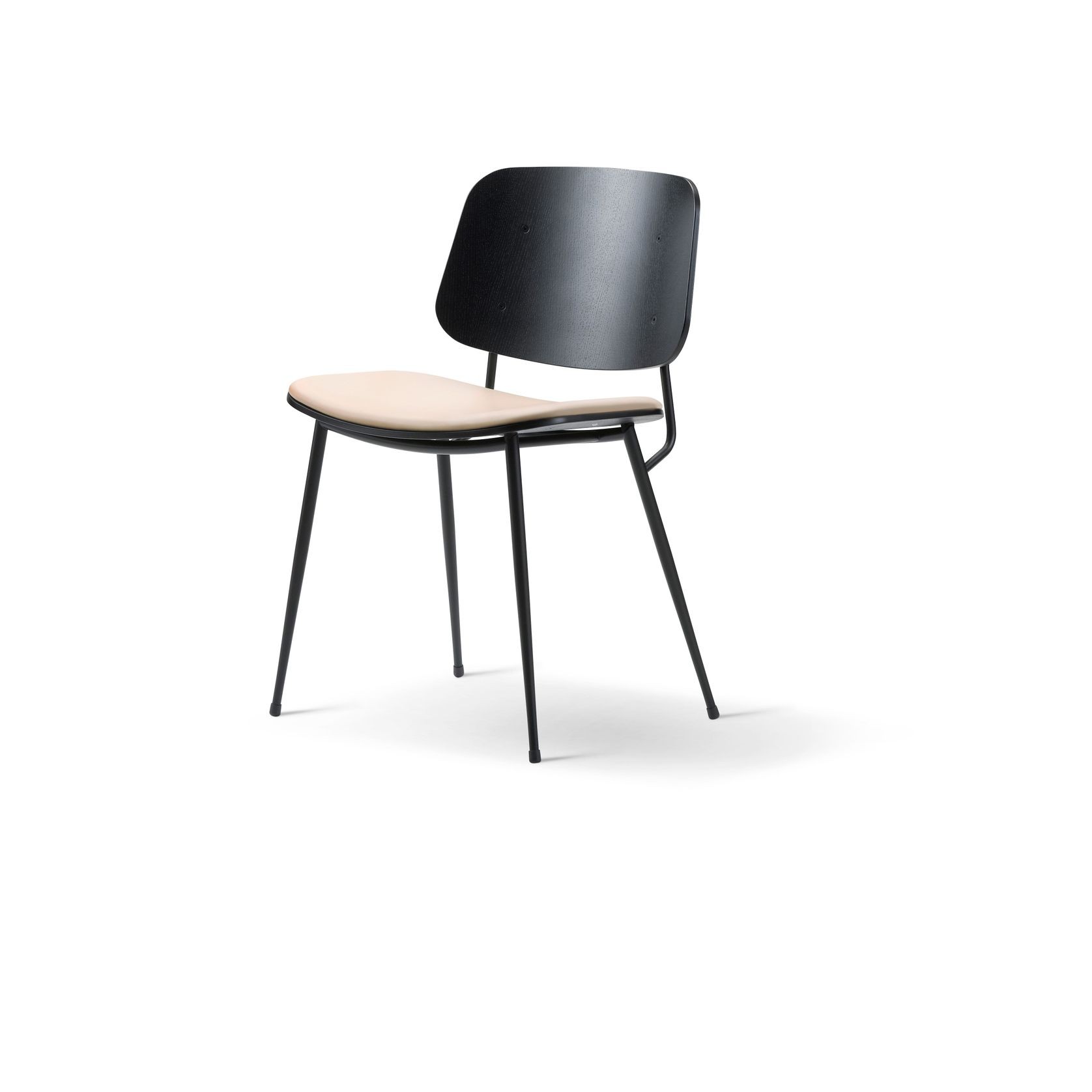 Søborg Chair Steel Frame Seat Upholstery by Fredericia gallery detail image