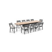 Austin 2.2m - 3m Table with 10 Capri Dining Chairs gallery detail image
