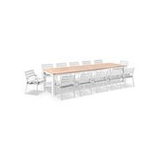 Balmoral 3.55m Table with 12 Kansas Chairs with Olefin gallery detail image