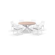 Tuscany Round 1.5m Dining Table w/6 Kansas Dining Chair gallery detail image