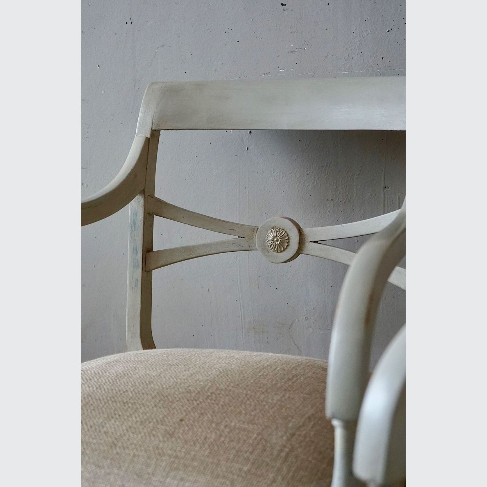 French Directoire Painted Chairs (Pair) gallery detail image