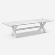 Kansas Ceramic 3m Dining Table with 10 Chairs Setting gallery detail image