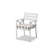Kansas Outdoor Aluminium Dining Arm Chair in Sunbrella gallery detail image