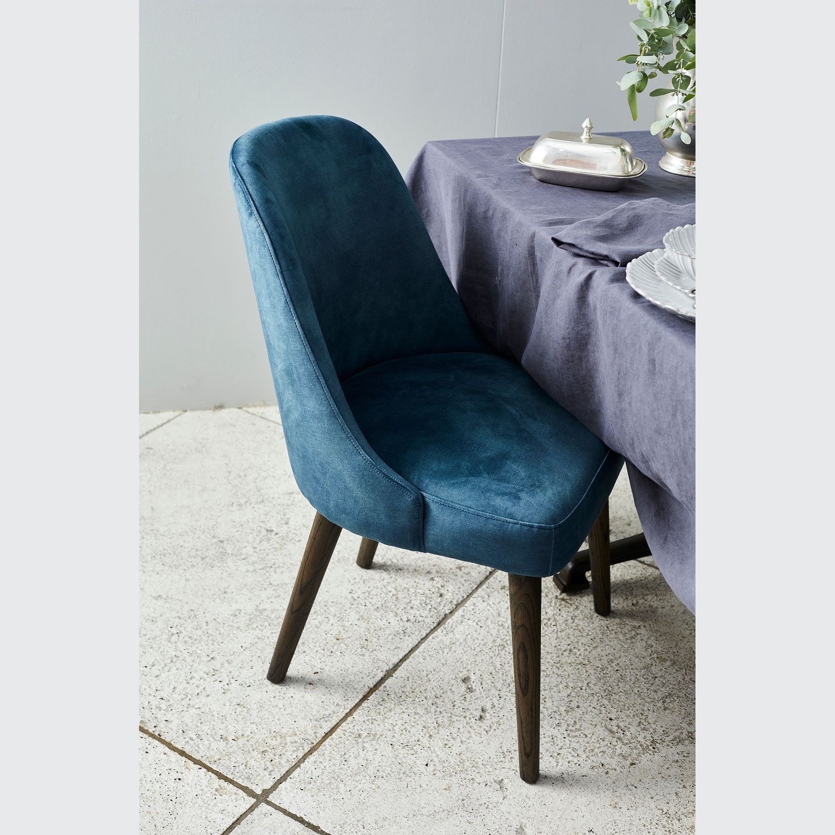 Wilthem Dining Velvet Chair gallery detail image