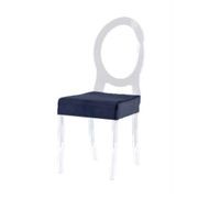Orlando Lucite Acrylic Chair with Oval Backrest - CUSTOMISE gallery detail image