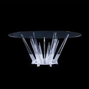 Kryptonite Round 4 Dining Chair Table Lucite Acrylic gallery detail image