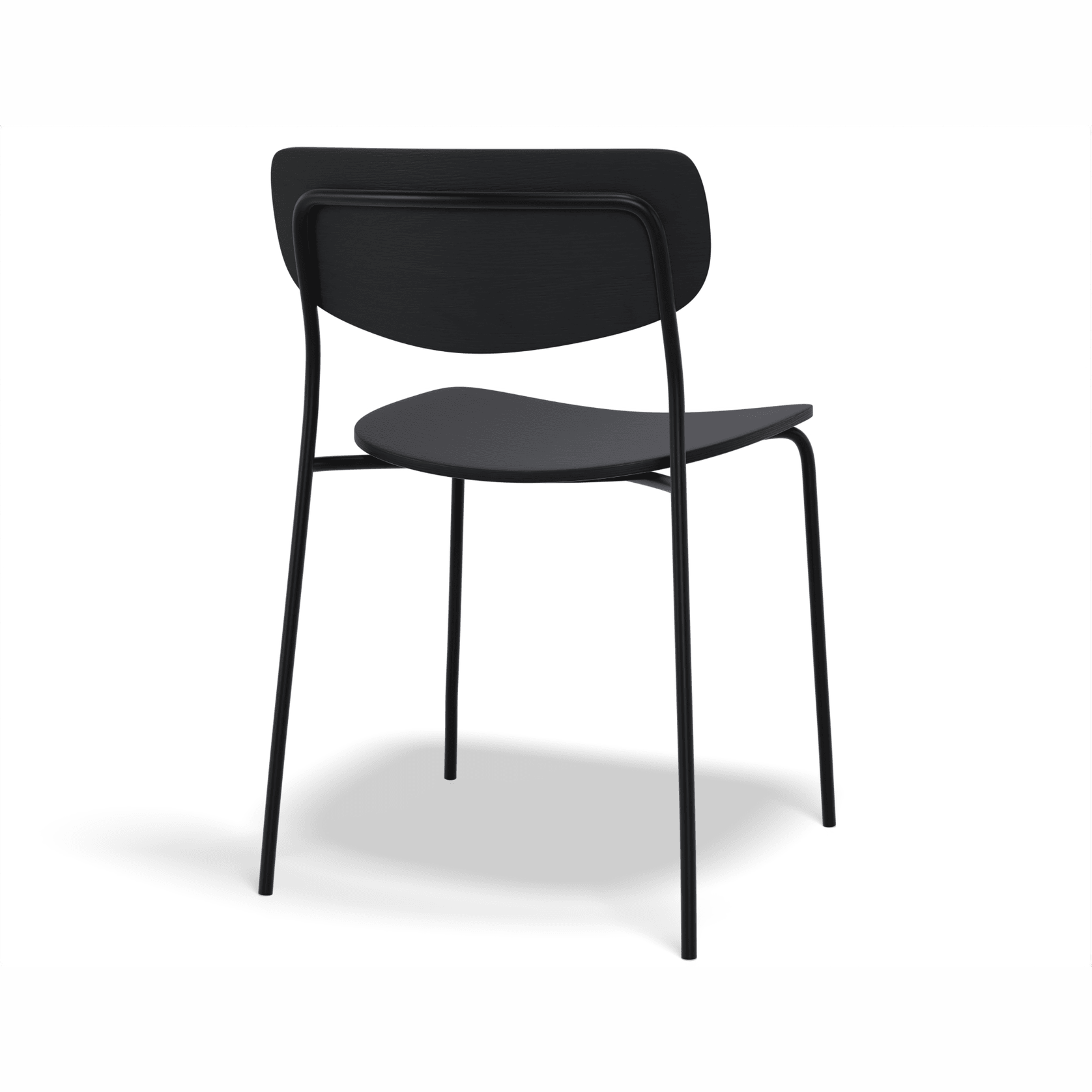 Rylie Chair - Black Stained Ash Seat and Backrest gallery detail image