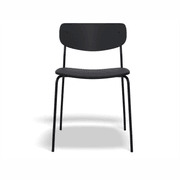 Rylie Chair - Black Stained Ash Seat and Backrest gallery detail image