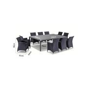 Roman 10 Seat - 11pc Outdoor Dining Set gallery detail image