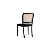 Vika Chair in Black with Cane Back gallery detail image