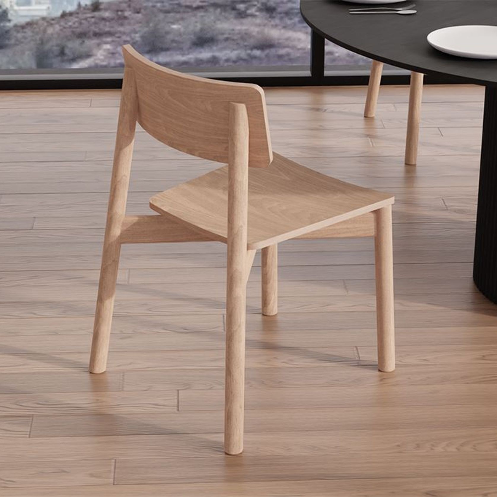 Andi Chair - Natural Ash gallery detail image