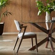 Bella Dining Chair | Dark Hardwood Frame gallery detail image