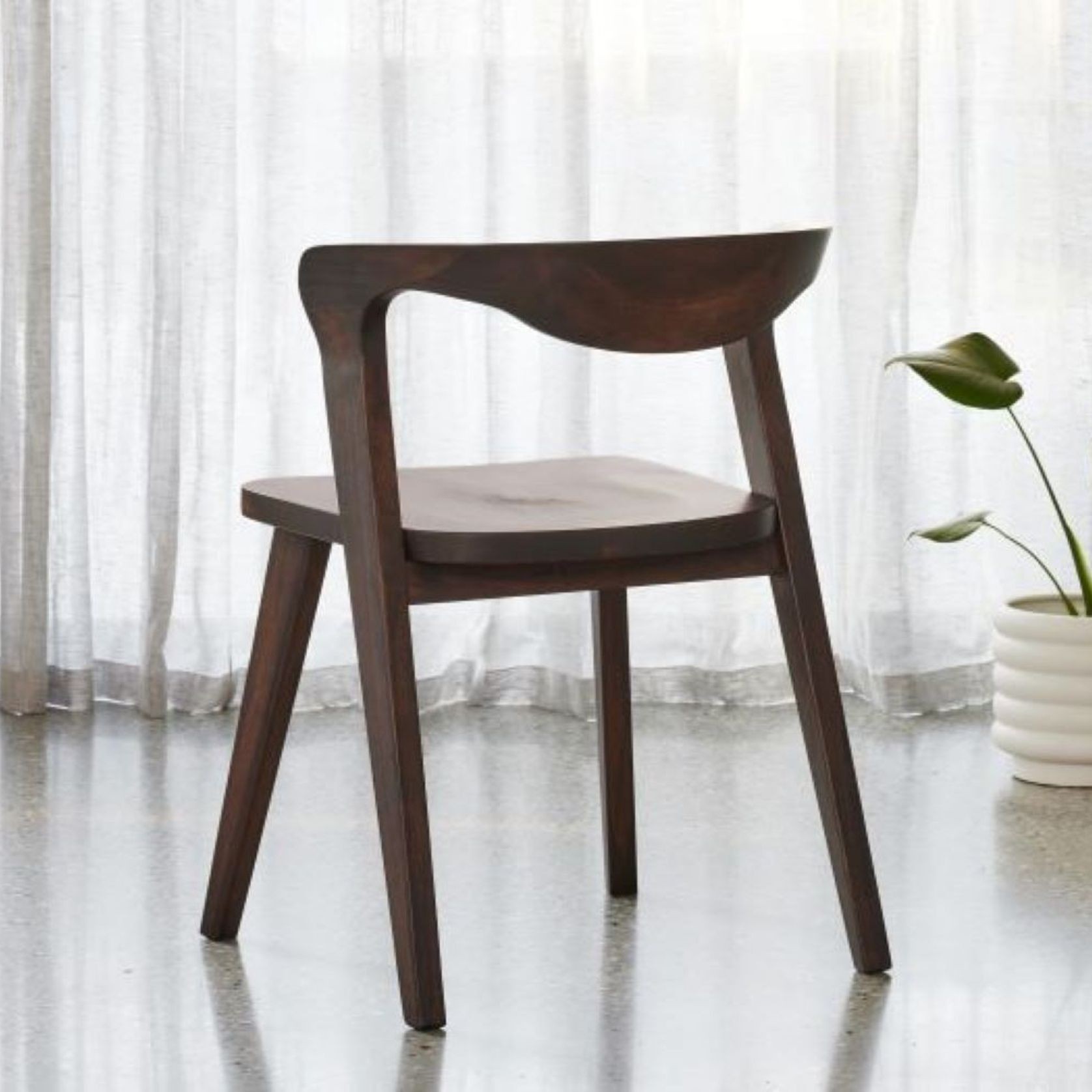 Casa Hardwood Dining Chair | Arabica Walnut gallery detail image