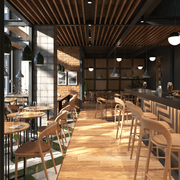 Mia Chair - Natural with Vegan Leather Seat Pad gallery detail image