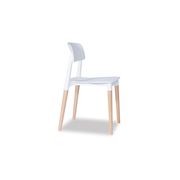 Lecco Chair - Natural - White gallery detail image