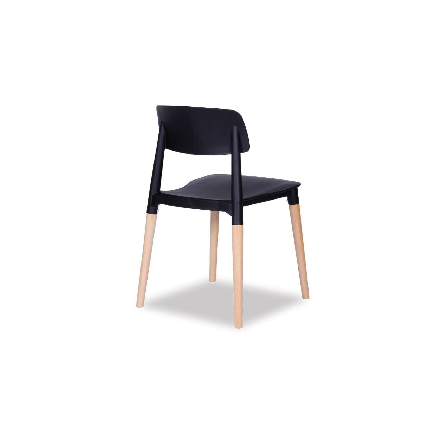 Lecco Chair - Natural - Black gallery detail image