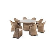 Plantation 8 Seater Dining Outdoor Wicker Setting gallery detail image