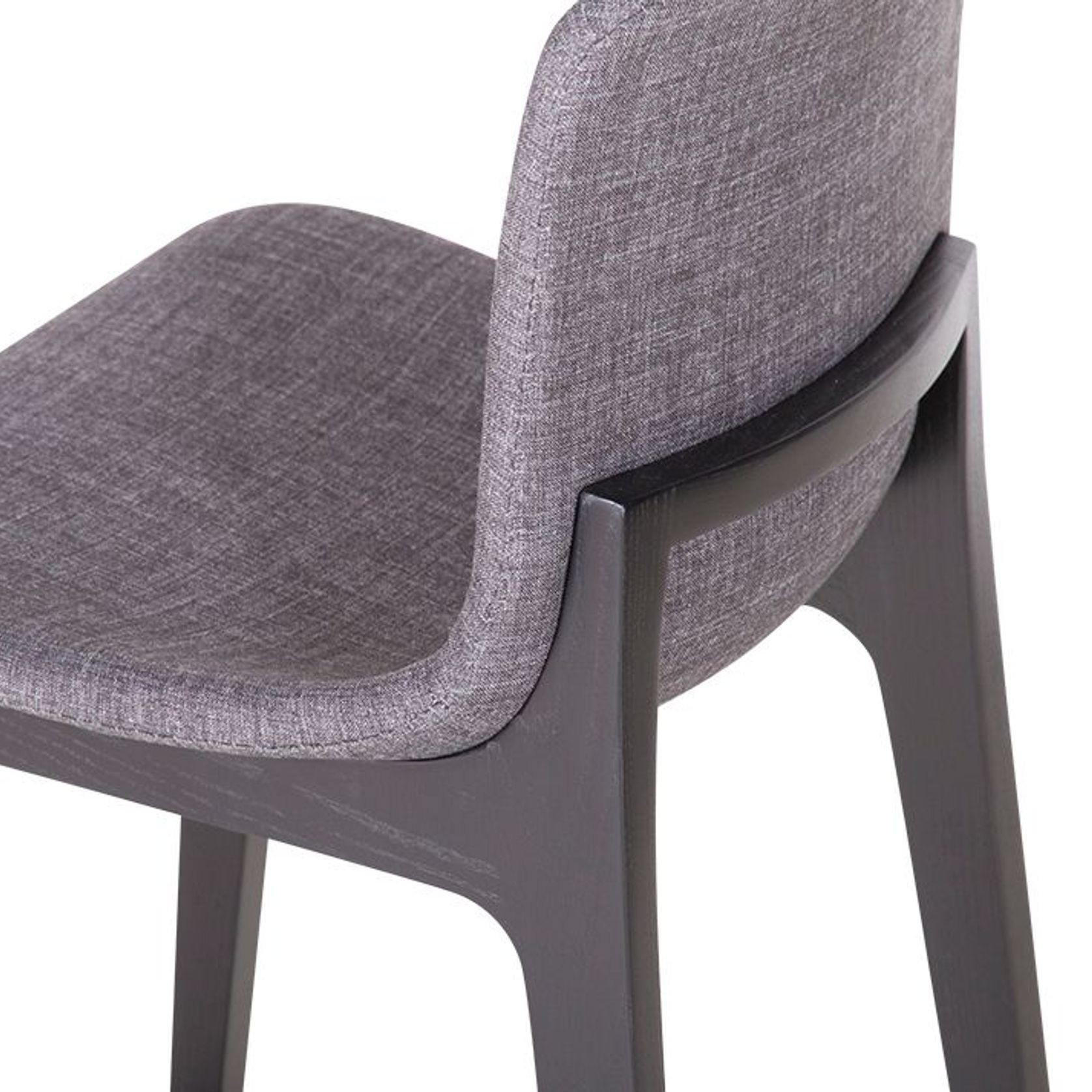 Ara Chair - Black - Charcoal Fabric gallery detail image