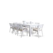 Santorini 2.5m Dining Set w/8 Kansas Chairs in Sunbrela gallery detail image