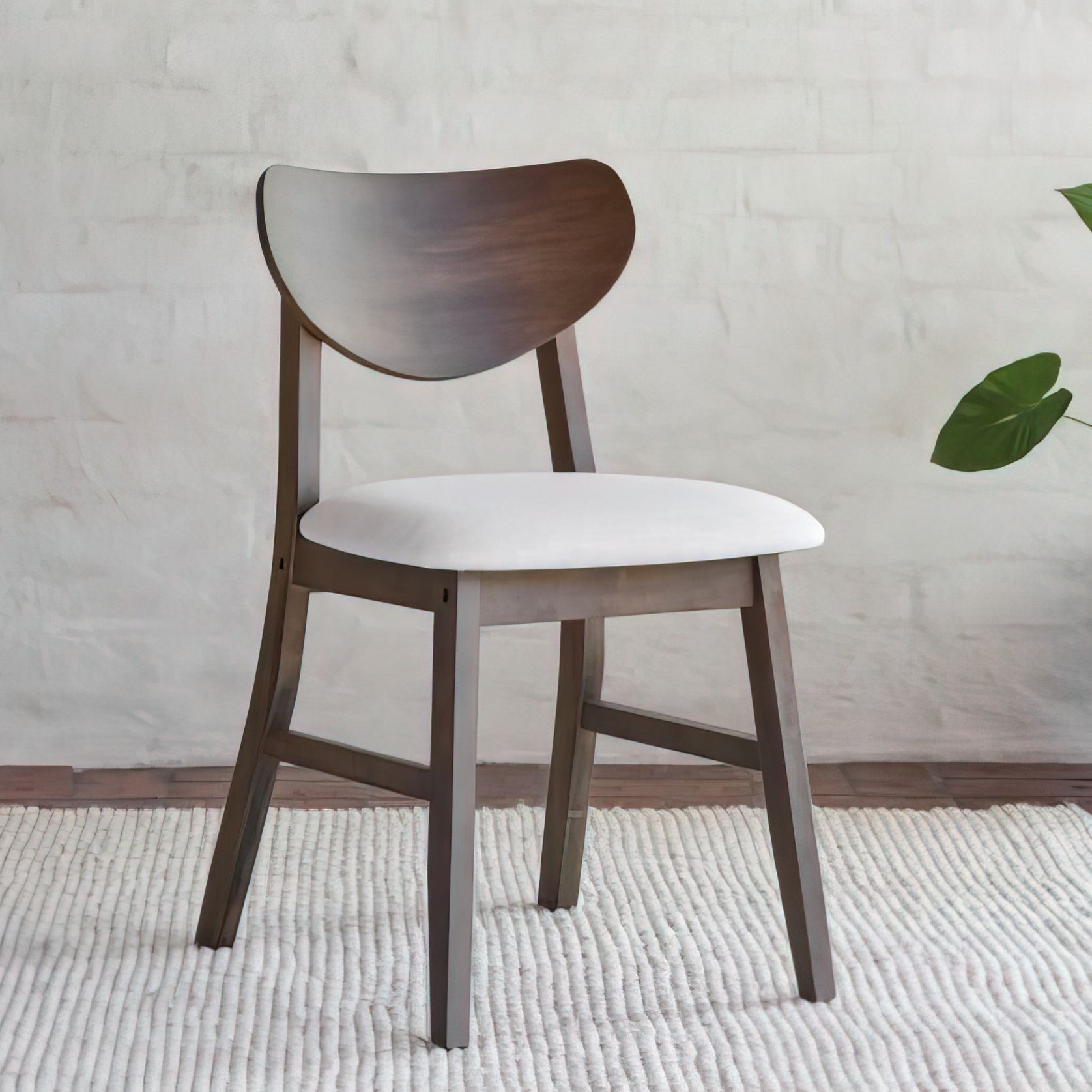 Soho Hardwood Dining Chair | Walnut gallery detail image