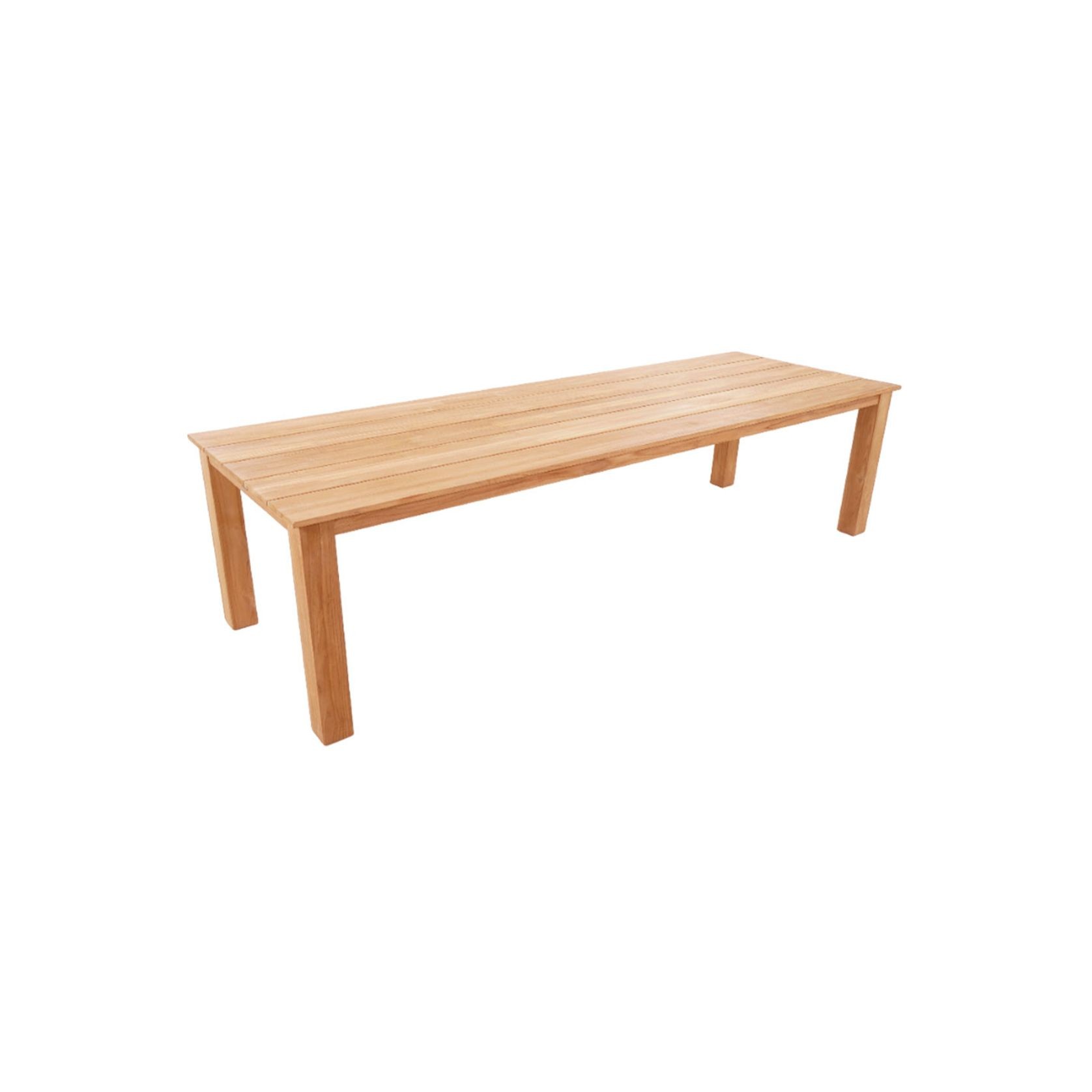 Barbados Outdoor Teak 3m Rectangle Table gallery detail image