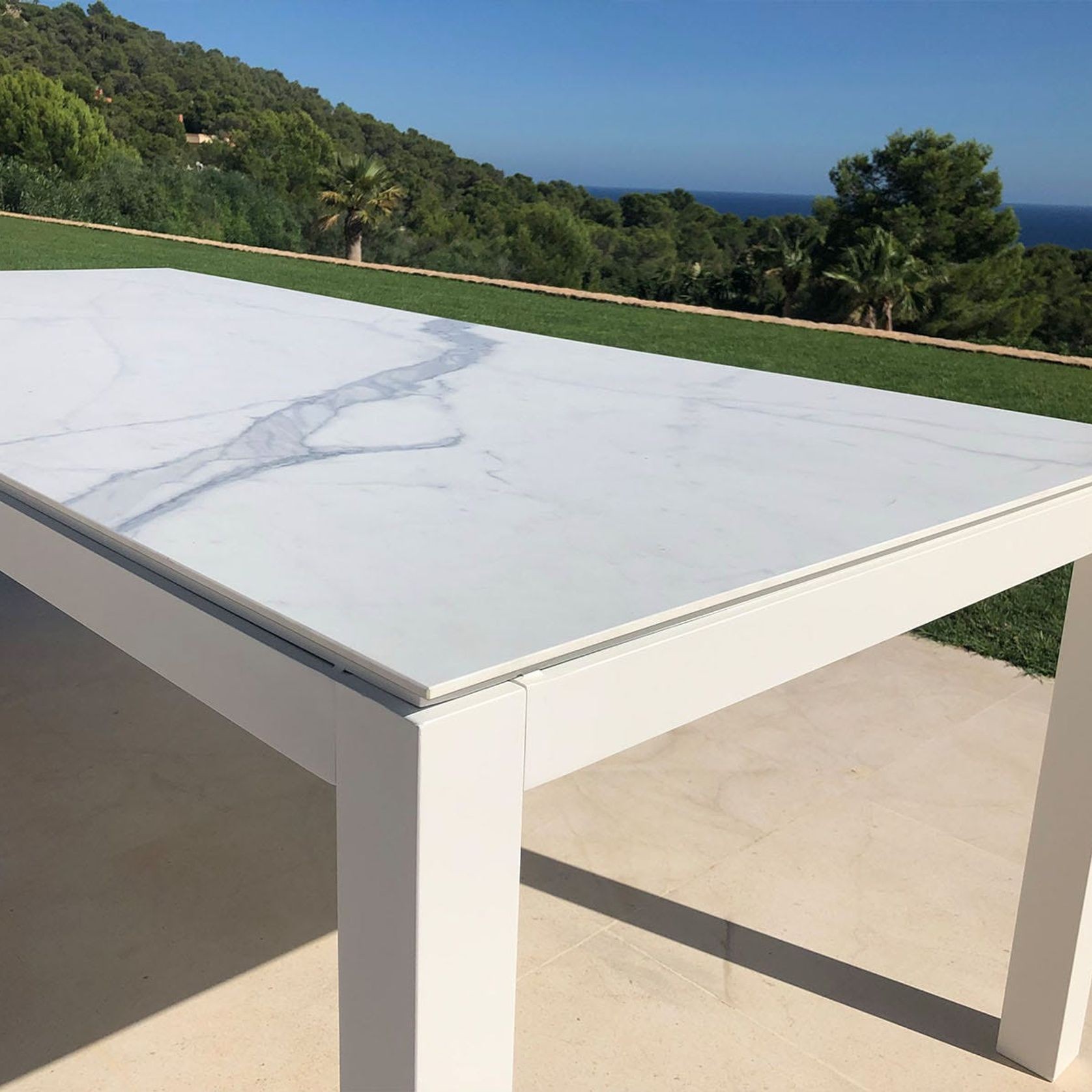 Danli Outdoor Ceramic Dining Table 220 x 100cm gallery detail image