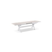 Portland Large Extension Outdoor Dining Table | White gallery detail image