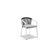 Southport Outdoor Dining Table & 8 Chairs | Frost White gallery detail image