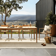 Lima 11pc Aluminium and Wicker Outdoor Dining Set gallery detail image