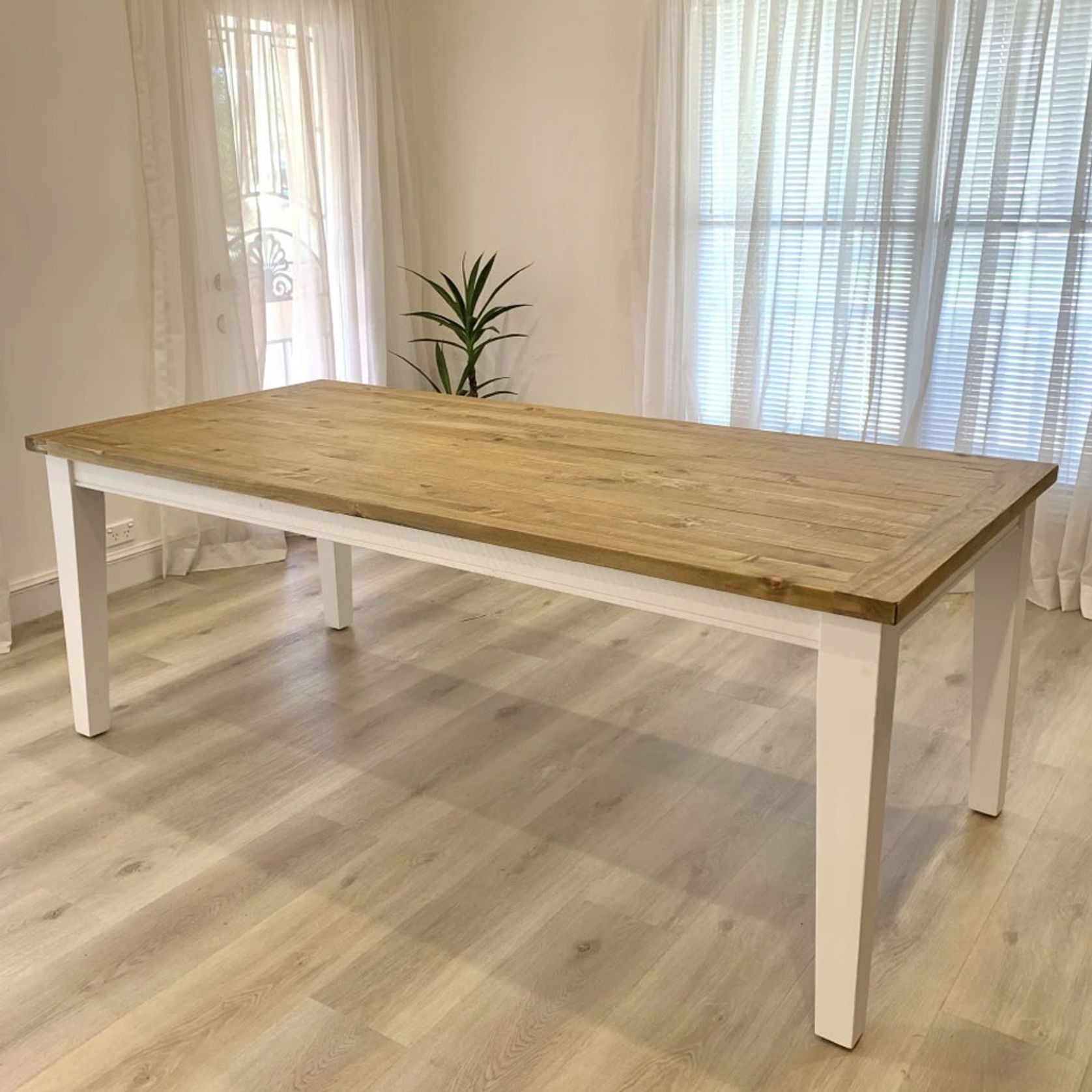 Leura Belle Rustic Rectangle Indoor Dining Table ArchiPro AU