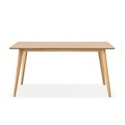 Bruno 150cm Rectangular Dining Table | Natural Oak gallery detail image