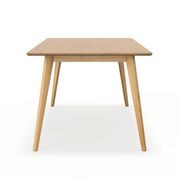 Bruno 150cm Rectangular Dining Table | Natural Oak gallery detail image