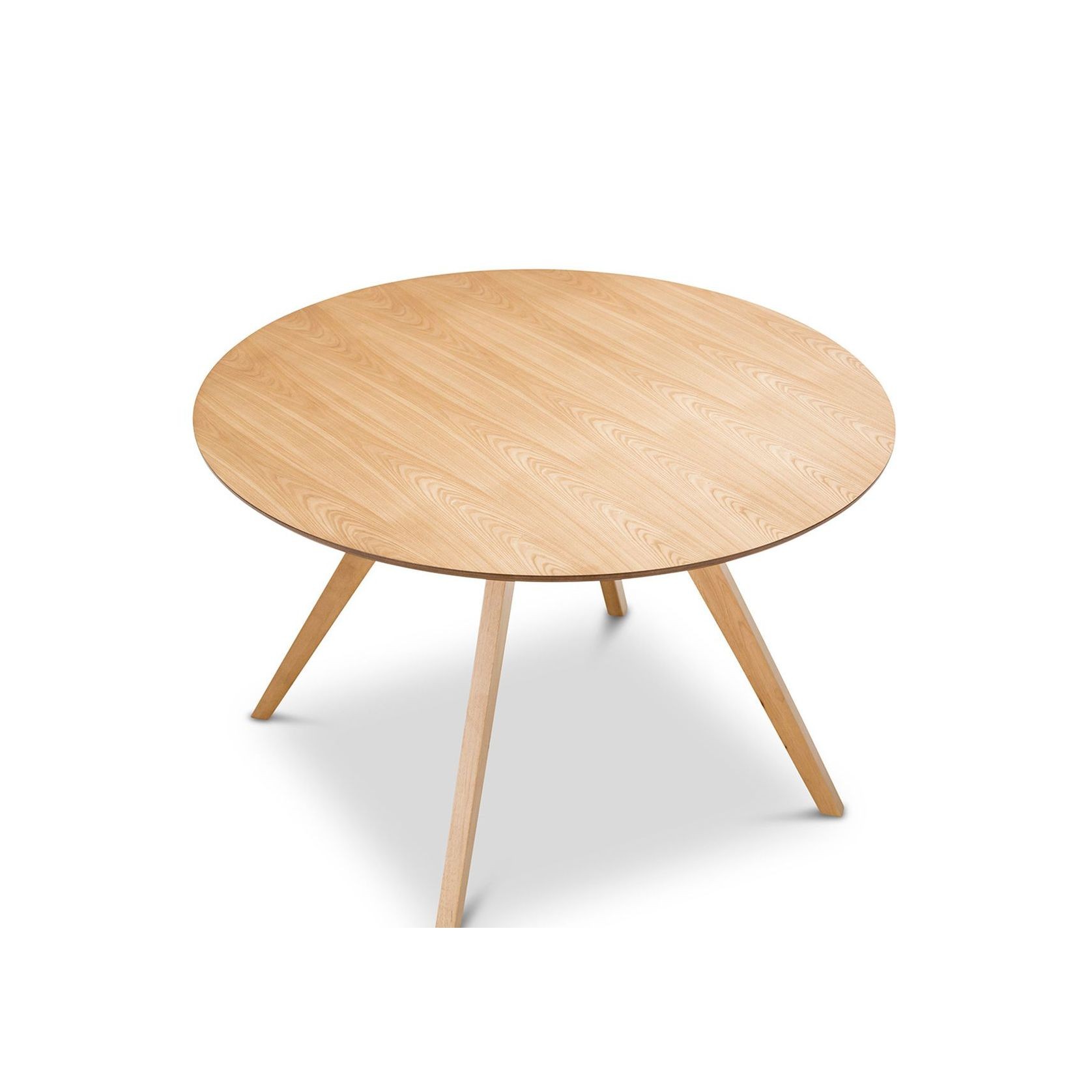 Milari Round Dining Table | Natural Oak gallery detail image