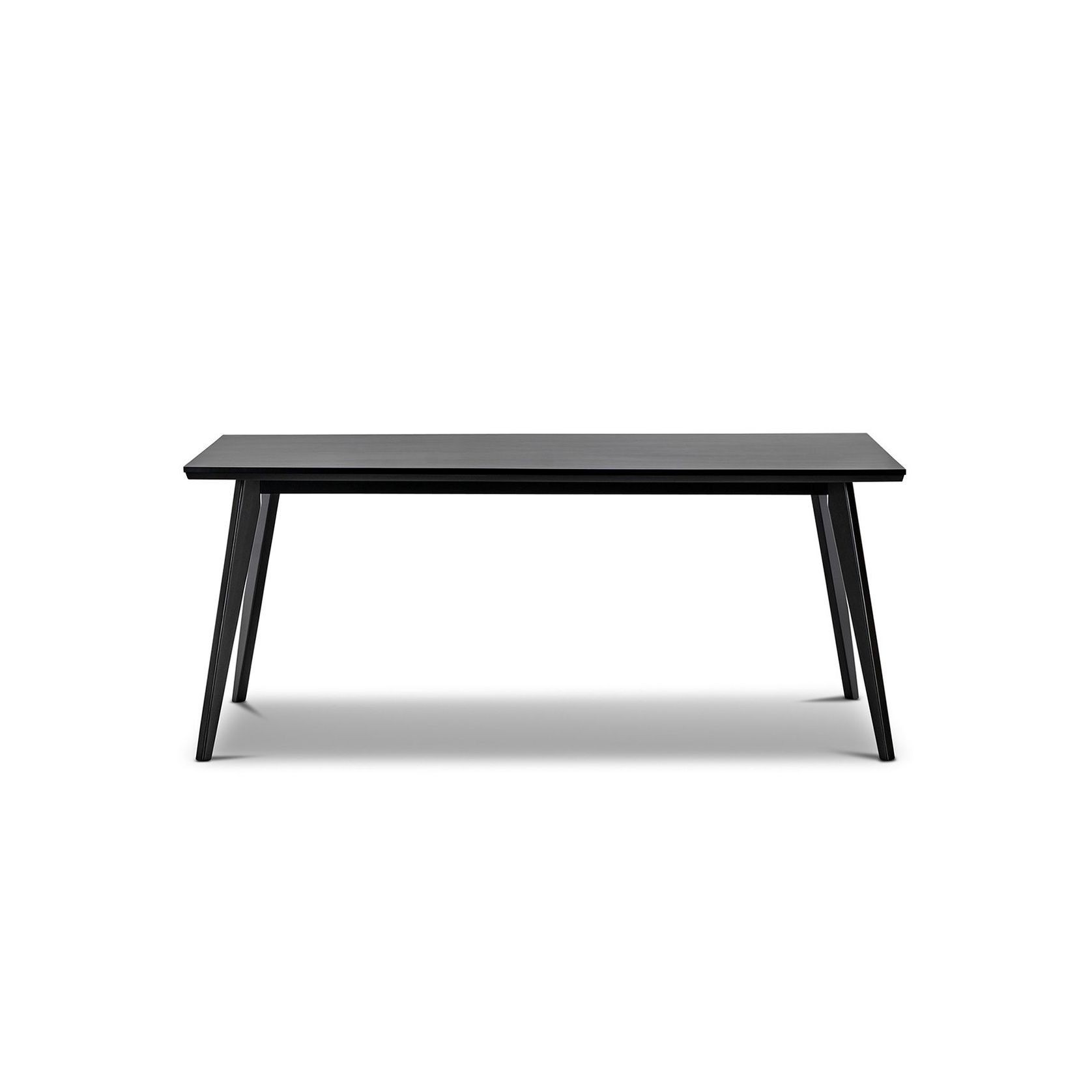 Bruno 180cm Dining Table | Black Oak gallery detail image