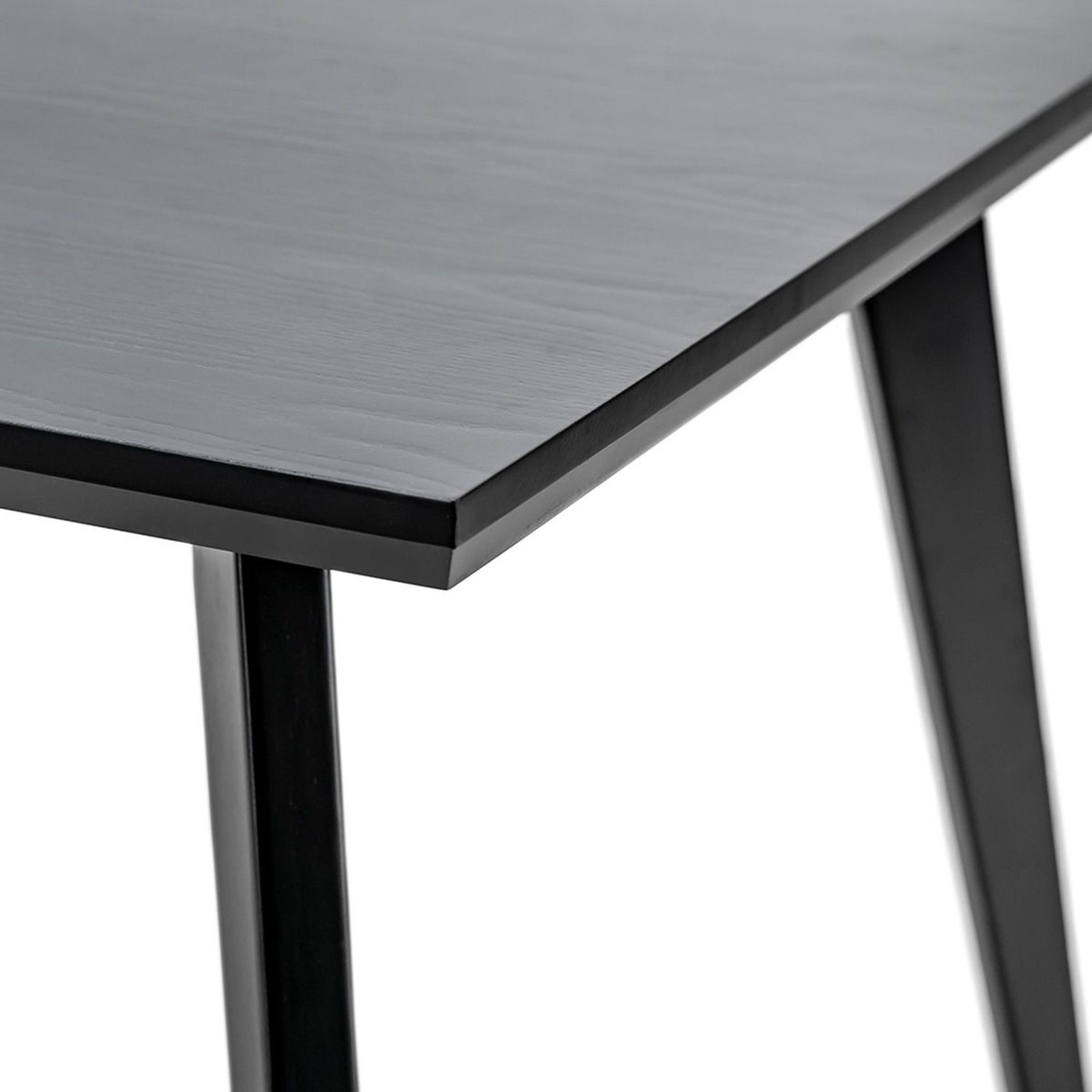 Bruno 180cm Dining Table | Black Oak gallery detail image