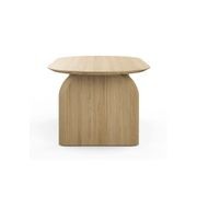 Arco 200cm Oval Oak Dining Table | Natural gallery detail image
